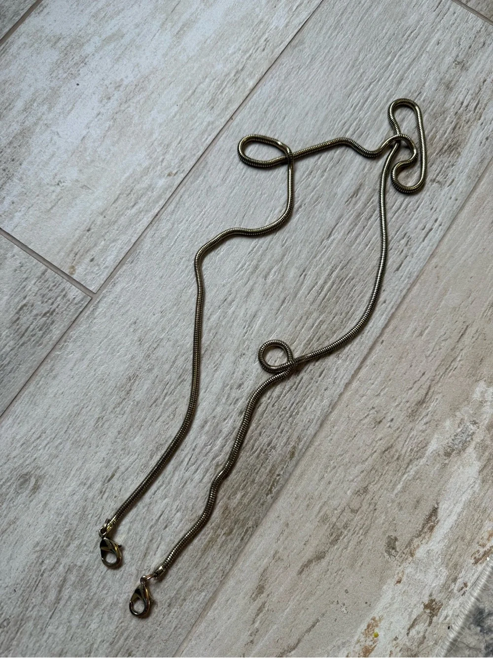 Bandolier “Belinda” Gold Chain Strap (no case)